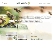 Tablet Screenshot of jadevalleyhoney.com